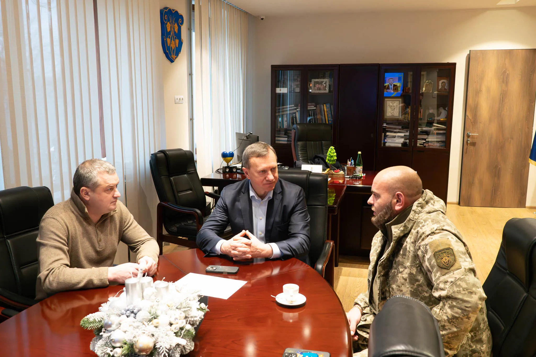 В Ужгородській міськраді днями відбулася зустріч міського керівництва, та керівництва 128-ї бригади