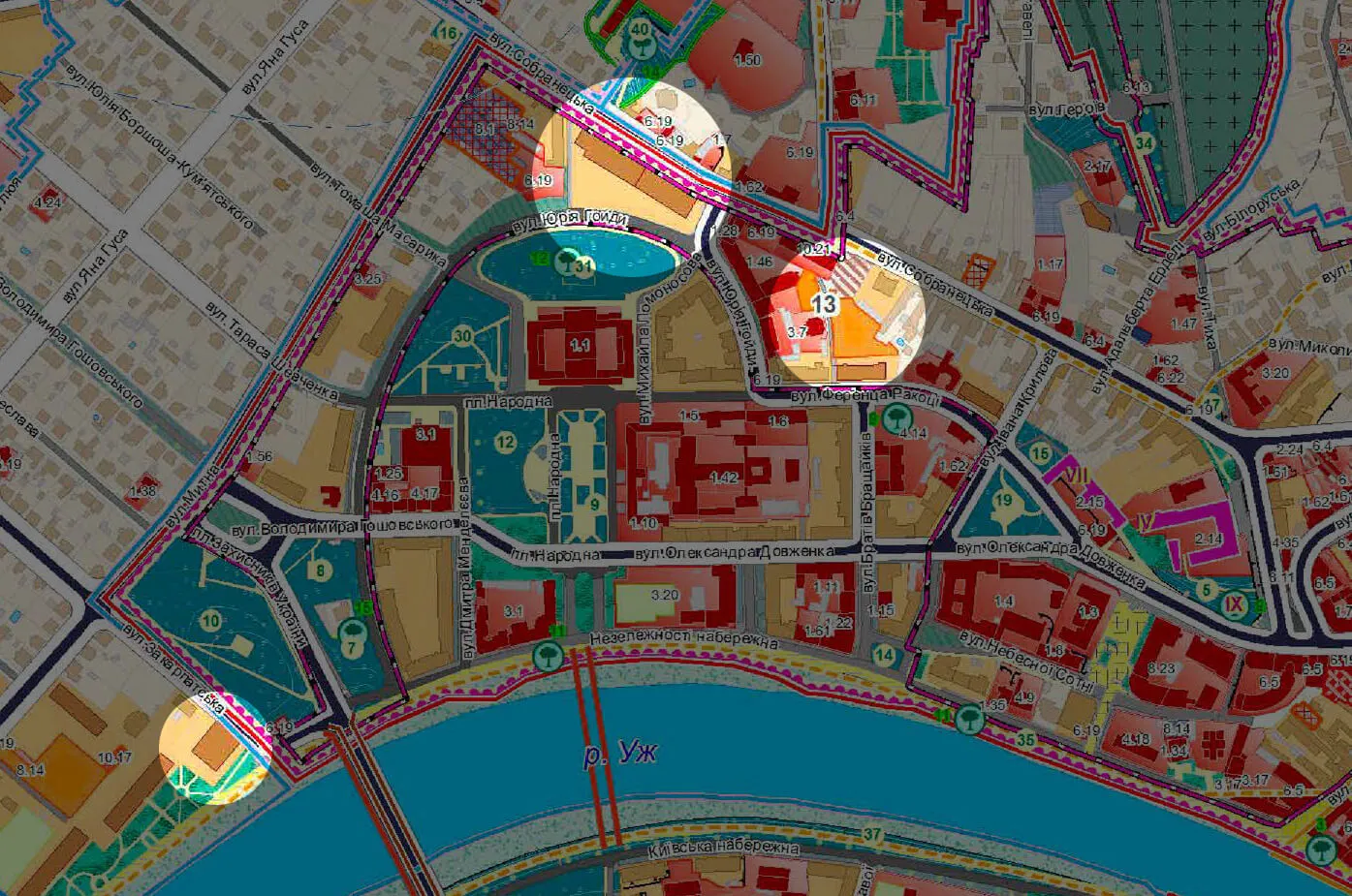 генплан Ужгорода