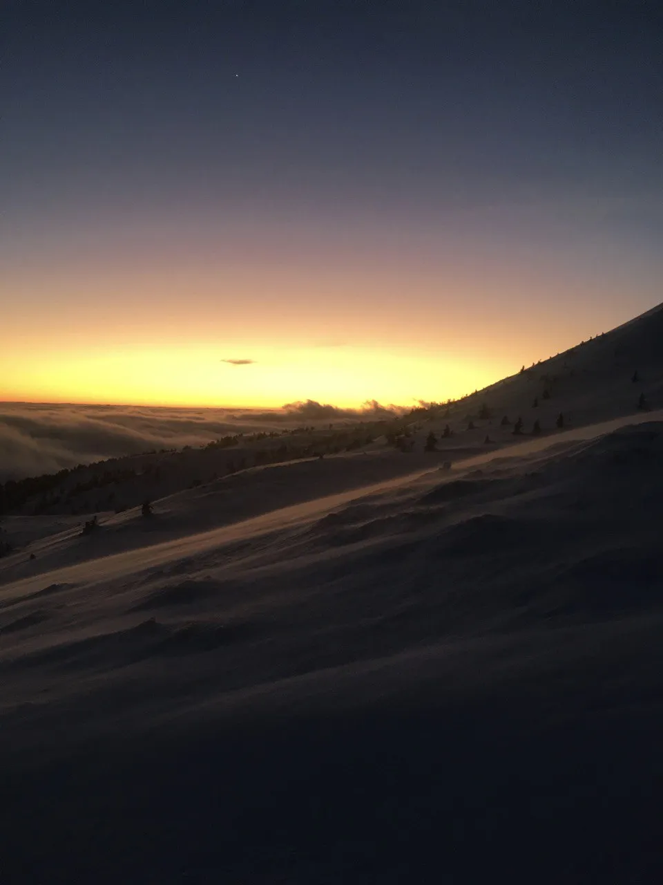 вечір на Брескулі під Говерлою